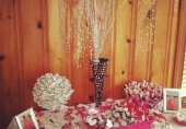 Favor Table (Wall Detail in Background)